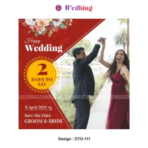 Wedding Countdown | Design Code : DTG111