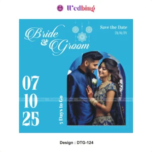 Wedding Countdown | Design Code : DTG124