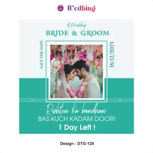 Wedding Countdown | Design Code : DTG129