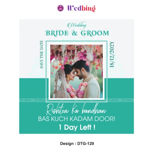 Wedding Countdown Design Code DTG129