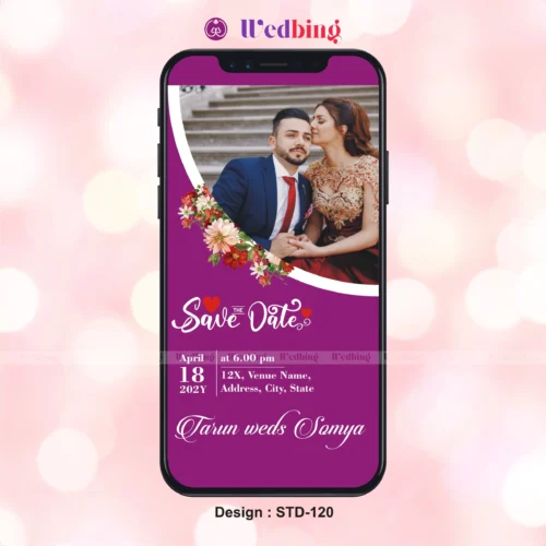Save the Date | Design Code : 120