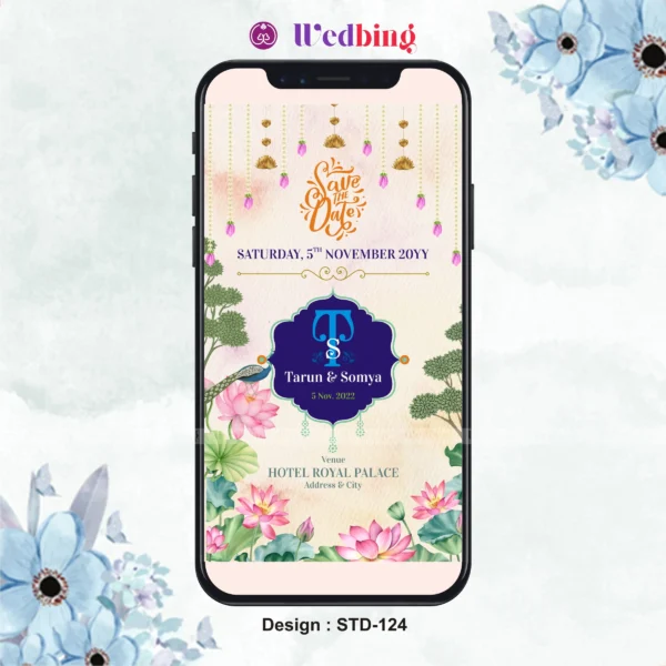 Save the Date Design Code 124