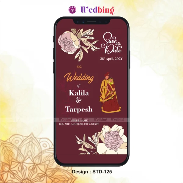 Save the Date Design Code 125