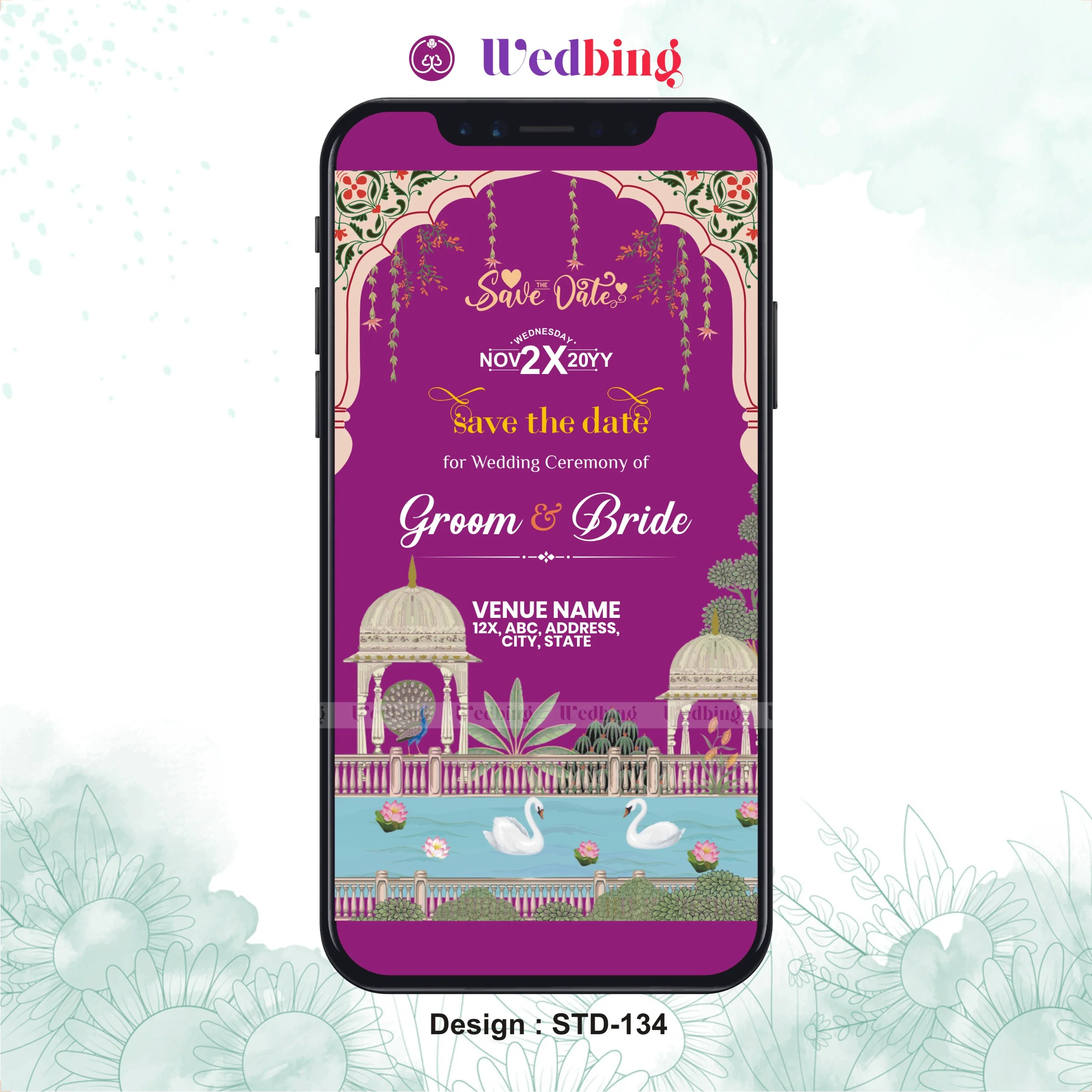Save the Date | Design Code : 134