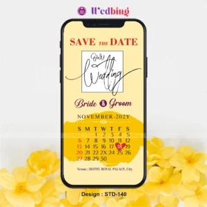 Save the Date | Design Code : 140