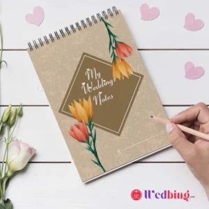 Traditional Indian Wedding Notepad