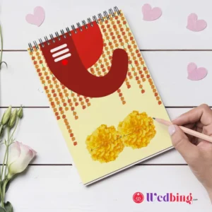 Ganpati Wedding Notes Pad