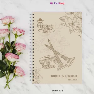 WMP-138 | Wedding Management Planner Book (Royal Edition)
