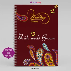 GLB-115 | Wedding Guest List Booklet (Royal Edition)