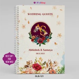 GLB-121 | Wedding Guest List Booklet (Royal Edition)