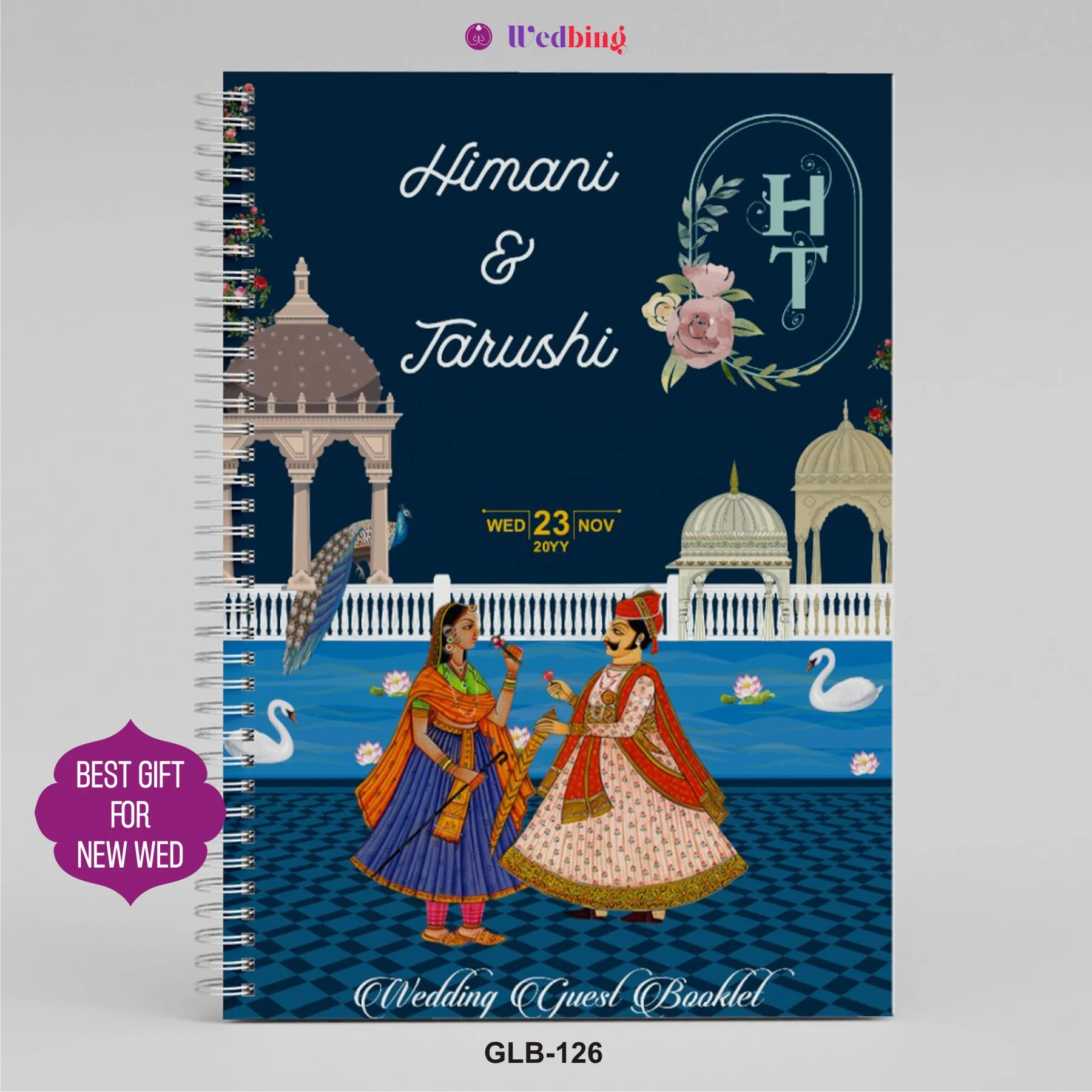 GLB-126 | Wedding Guest List Booklet (Classic Edition)