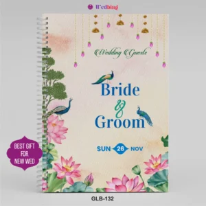 GLB-132 | Wedding Guest List Booklet (Royal Edition)