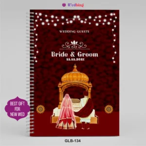 GLB-134 | Wedding Guest List Booklet (Royal Edition)