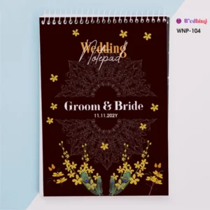 WNP-104 | Wedding Notepad (Royal Edition)